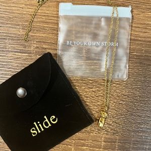 Slide Jewelry Gold Necklace